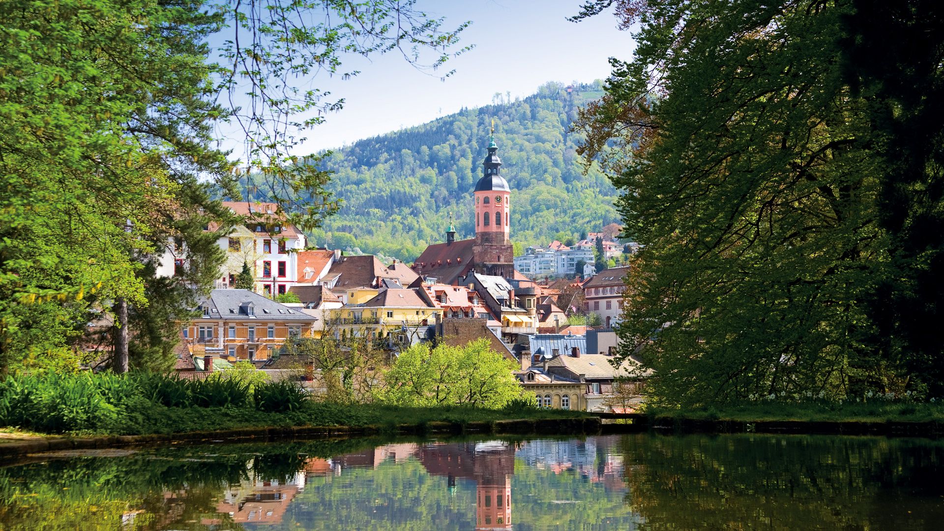 view of the town of Baden-baden