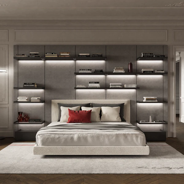 the st.germain bed by Karl Lagerfeld home.