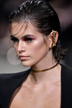 Kaia Gerber at Versace