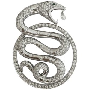 Boucheron snake pendant