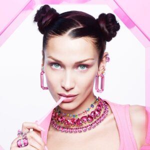 Bella Hadid is the new face of Swarovski.