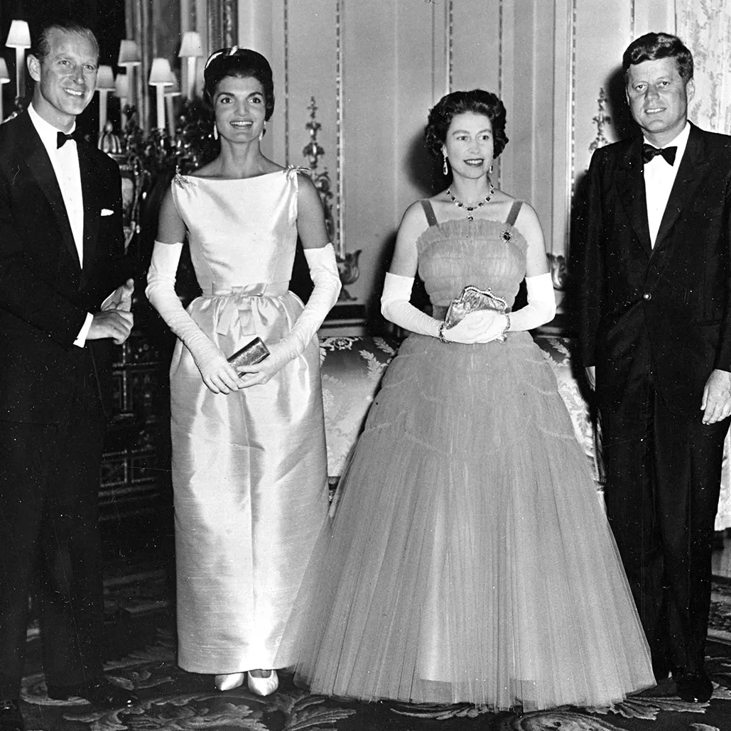 The Kennedys at Buckingham palace.