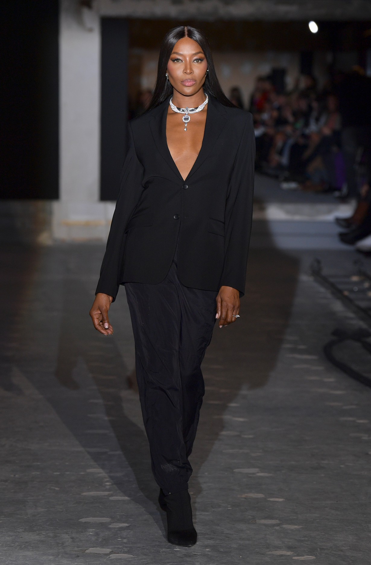 Naomi Campbell paris fashion week