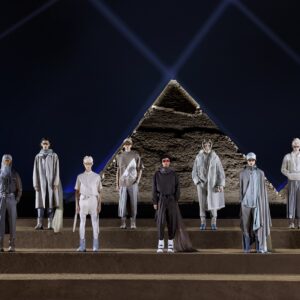 Dior show at the Pyramids.