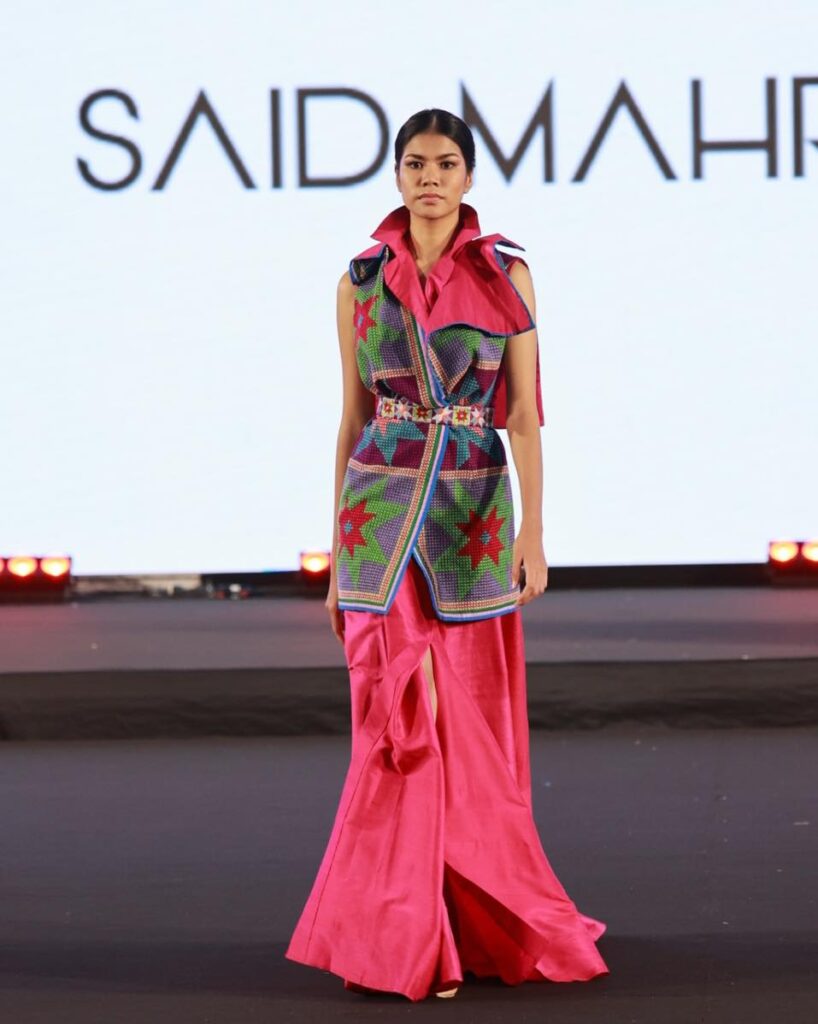 Said Mahrouf at Thai Silk fashion week