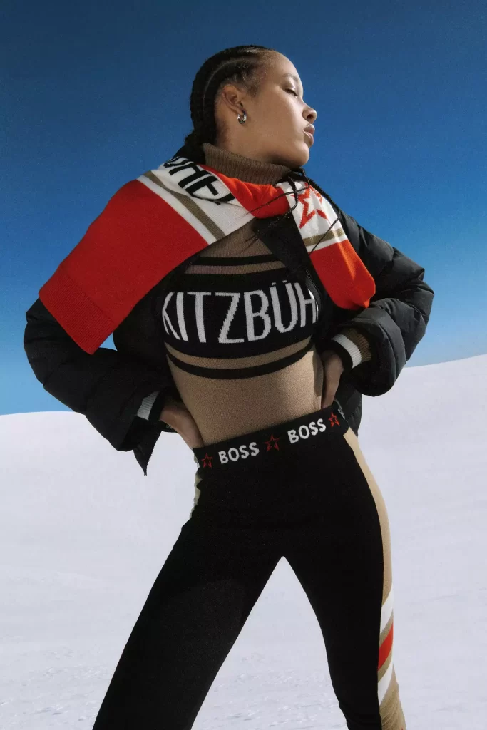 Boss ski outfits.